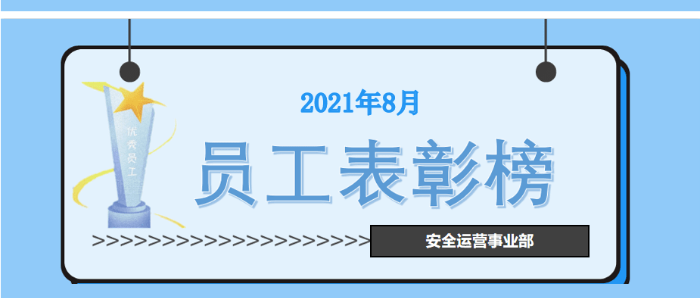 安全運營事業部員工表彰